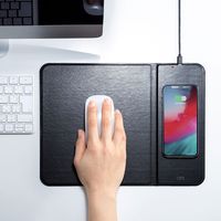 サンワサプライ ワイヤレス充電機能付きマウスパッド MPD-WLC11BK 1枚（直送品）