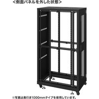 サンワサプライ 19インチサーバーラック（36U） 幅600×奥行900×高さ1820mm ブラック CP-SVN3690BKN 1台（直送品）