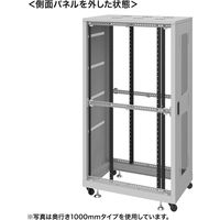 サンワサプライ 19インチサーバーラック（36U） 幅600×奥行900×高さ1820mm ライトグレー CP-SVN3690GYN 1台（直送品）