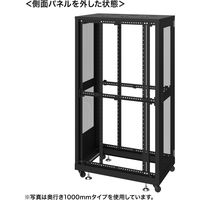 サンワサプライ 19インチサーバーラック メッシュ（36U） 幅600×奥行900×高さ1820mm ブラック CP-SVN3690MBKN 1台（直送品）