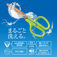 プラス はさみ フィットカットカーブ 洗えるチタン グリーン 緑 キッチンバサミ 3本 SC-175STW 34555