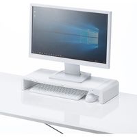 サンワサプライ 3段階横幅可変タイプ机上ラック MR-LC804W 1個