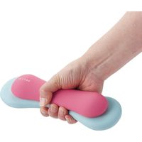 ダンベル スリムタイプ 1.0ｋｇ 筋トレ 1個入り 持ちやすい ライトブルー エクリアスポーツ HCF-DBS10BUL エレコム 1個