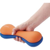 ダンベル スリムタイプ 2.0ｋｇ 筋トレ 1個入り 持ちやすい ブルー エクリアスポーツ HCF-DBS20BU エレコム 1個