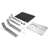 Startech.com 机上ラック パソコンモニター台座 最大32インチモニタ対応 高さ調節可能 スチール&アルミ製 MONSTND 1個