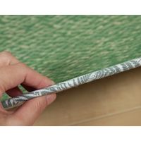 萩原 い草センターラグ（裏貼り） ボタリラグラス 約幅1760×奥行2200mm グリーン 81938601 1枚（直送品）