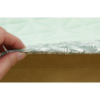 萩原 麻の葉キルトラグ ボタリラ 約幅1300×奥行1850mm グリーン 240613706 1枚（直送品）