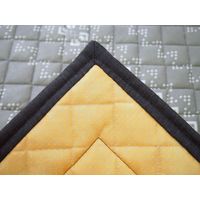 萩原 接触冷感 キルトラグ キリムクール 約幅1300×奥行1850mm グレー 240613509 1枚（直送品）