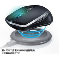サンワサプライ ワイヤレス充電マウス MA-WBL157BK 1個（直送品）