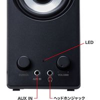 サンワサプライ USB電源マルチメディアスピーカー MM-SPL16UBK 1個