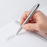 サンワサプライ タッチペン付きレーザーポインターボールペン LP-RD317S 1個（直送品）