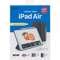 サンワサプライ iPad Air 2019ケース Apple Pencil収納ポケット付き PDA-IPAD1514BK 1個（直送品）