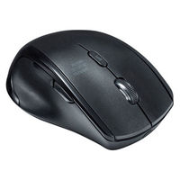 ワイヤレスマウス　無線　静音　5ボタン　中型サイズ　ブルーLED　MA-WBL164BK　サンワサプライ　1個