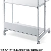 サンワサプライ パソコンラック 幅800×奥行700×高さ1400mm ホワイト RAC-EC13N 1台（直送品）