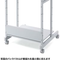 サンワサプライ パソコンラック 幅600×奥行600×高さ1265mm ホワイト RAC-EC15N 1台（直送品）