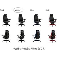 【軒先渡し】関家具 WINcase ゲーミングチェア Type-B(タイプビー) ホワイト 343317 1脚（直送品）