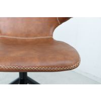 【軒先渡し】東馬 アーマー ラウンドチェア キャメル 54671460 1脚（直送品）