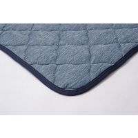イケヒコ フリッシュ 敷きパッド 1000×2000mm ネイビー 1192120040101 1枚（直送品）