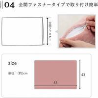 イケヒコ ラピアス 枕カバー 430×630mm ピスタチオグリーン 1192630363006 1枚（直送品）