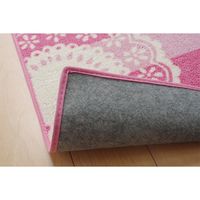 イケヒコ ジェンヌ2 平織 ラグ 1100×1330mm ピンク 1340770210503 1枚（直送品）