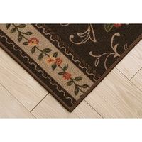 イケヒコ 撥水キャンベル 廊下敷き 600×5400mm ブラウン 1340560064806 1枚（直送品）