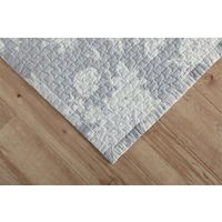 イケヒコ フローラ ラグ 1900×2400mm グレー 1291930136103 1枚（直送品）