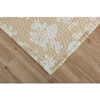 イケヒコ フローラ ラグ 1900×2400mm ベージュ 1291930026103 1枚（直送品）