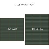 イケヒコ CXルクス 竹ラグ 1800×2400mm アイボリー 1100160144601 1枚（直送品）