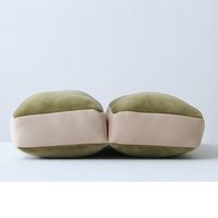 イケヒコ mou（ムー） 2連座布団 幅420×奥行420×高さ80mm グリーン 1380000000495 1個（直送品）