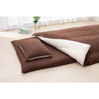 アイリスオーヤマ 国産 布団10点セット シングル 組みふとん 寝具 介護 仮眠室 枕 布団カバー 低反発 敷き布団 KFS-JT10S ブラウン 1セット