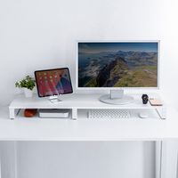 サンワサプライ 机上液晶モニタスタンド(D300・ホワイト) MR-LC304WN 1個（直送品）