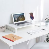 サンワサプライ 机上液晶モニタスタンド(D300・ホワイト) MR-LC302WN 1個（直送品）