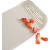 ベストコ 抗菌 抗ウイルス カッティングボード まな板 水切り こぼれにくい ワームグレー MA-3225 ザルポケ 水切りまな板（直送品）