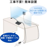 サンワサプライ 窓口業務マイクシステム MM-MCIP02 1個