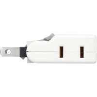 延長コード 電源タップ 2P（ピン） 2個口 ホワイト TAP-B56W サンワサプライ 1個（直送品）