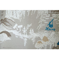 スミノエ ムーミン 遮光カーテン ムーミン谷の地図 100×135cm グレー 4549781277356 1枚