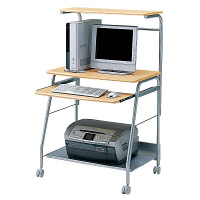 サンワサプライ パソコンデスク 幅750×奥行528×高さ1100～1250mm HLN-75N 1台（直送品）