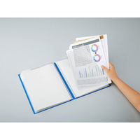 コクヨ クリヤーホルダーBノビータA4青12P フ-N5710B-12 3冊