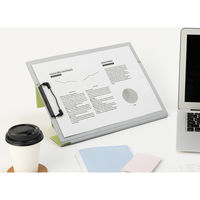 ナカバヤシ w/U スタンドクリップボード A4E ピスタチオグリーン WU-QB-STA4E-G 1セット(1冊×2)