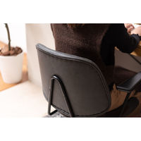 東谷 ROOM ESSENCE デスクチェア ブラック PC-80BK 1台（直送品）