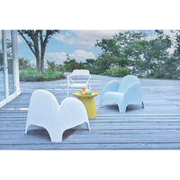 東谷 ROOM ESSENCE ラウンジチェア ホワイト PC-864WH 1台（直送品）