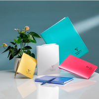 クレールフォンテーヌ KOVERBOOK　SILVER カバーブックシルバー　ホチ留　17×22　横罫 イエロー 1冊（直送品）