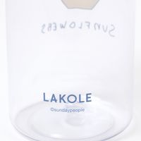 （世界の名作）クリアボトル500ml ひまわり LAKOLE/ラコレ
