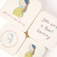 （世界の名作）ランチコンテナ4点セット 真珠の耳飾り LAKOLE/ラコレ