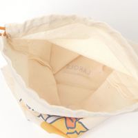 （世界の名作）巾着ポーチ（L） 真珠の耳飾り LAKOLE/ラコレ