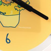 （世界の名作）ガラス時計 ひまわり LAKOLE/ラコレ