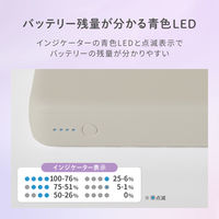 オウルテック Type-C 入出力対応 10000mAh 小型軽量モバイルバッテリー OWL-LPB10012-SAG 1個
