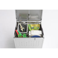 SANKA ステンレスごみ保管庫600(組立式) SGH-60S 1台（直送品）