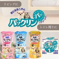 パックリン 置き型タイプ ペット用 60日用 ピンクフローラルの香り 国産 400ml 3個 アース・ペット 犬猫用 消臭剤