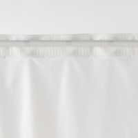 無印良品 花粉をキャッチし熱を通しにくいレースノンプリーツカーテン 幅100×丈103cm用 オフ白 良品計画